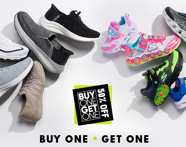 Sneakers buy one cheap get one half off